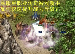 私服单职业传奇游戏新手如何快速提升战力等级？