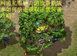 网通私服传奇游戏最新版本如何快速获取顶级装备攻略？
